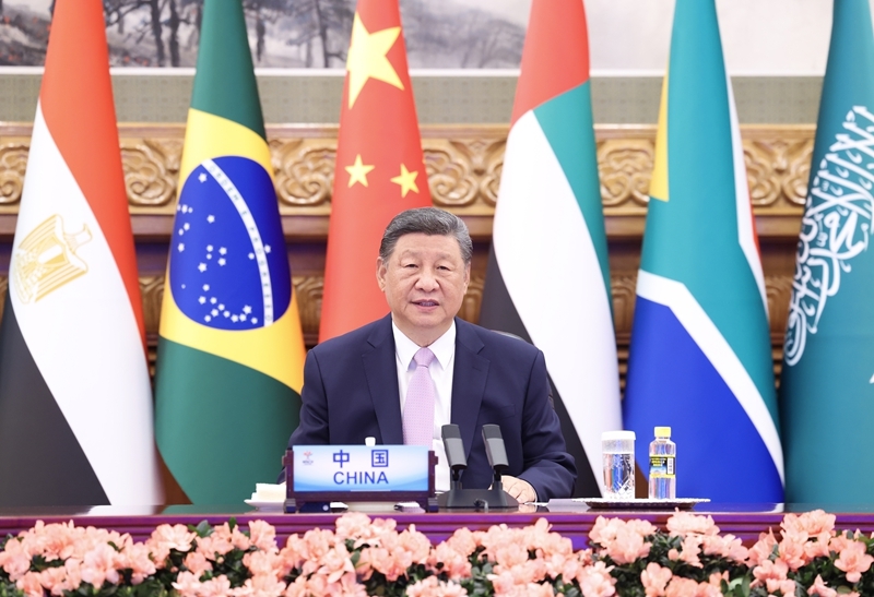 習近平出席金磚國家領導人線上峰會并發(fā)表重要講話